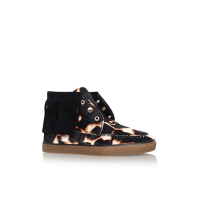 Nine West Black 'Ballico5' flat lace up sneakers